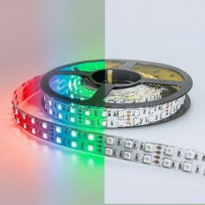 Светодиодная лента LUX 24V 5050 120 LED  (28.8W/M) RGB  IP20  ДВУХРЯДНАЯ